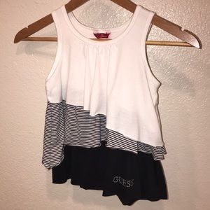 Guess layered sleeveless top size L(6x)